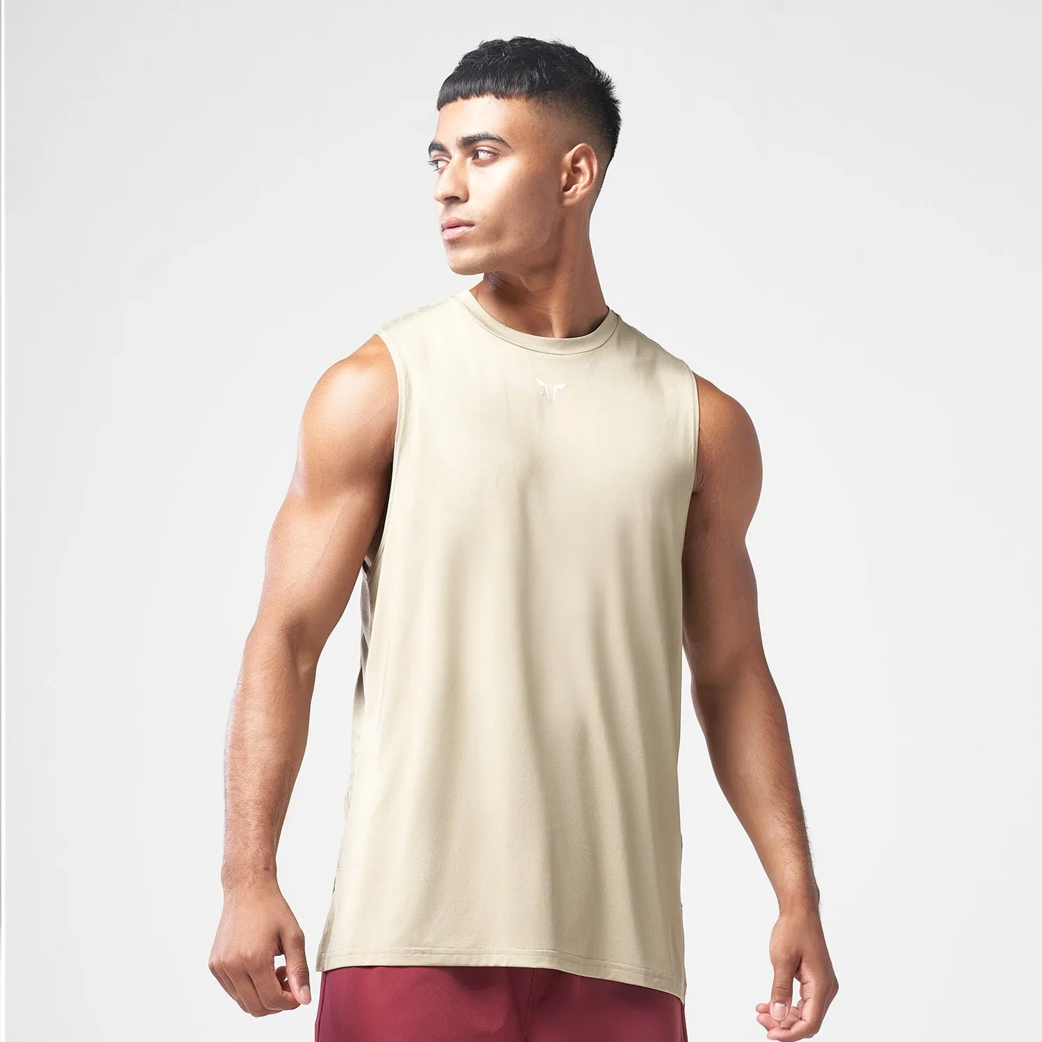 Essential Gym Tank- Sand