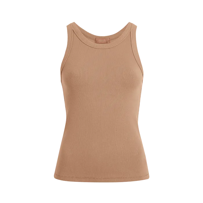 Essential Rib Tank Top | Cinnamon