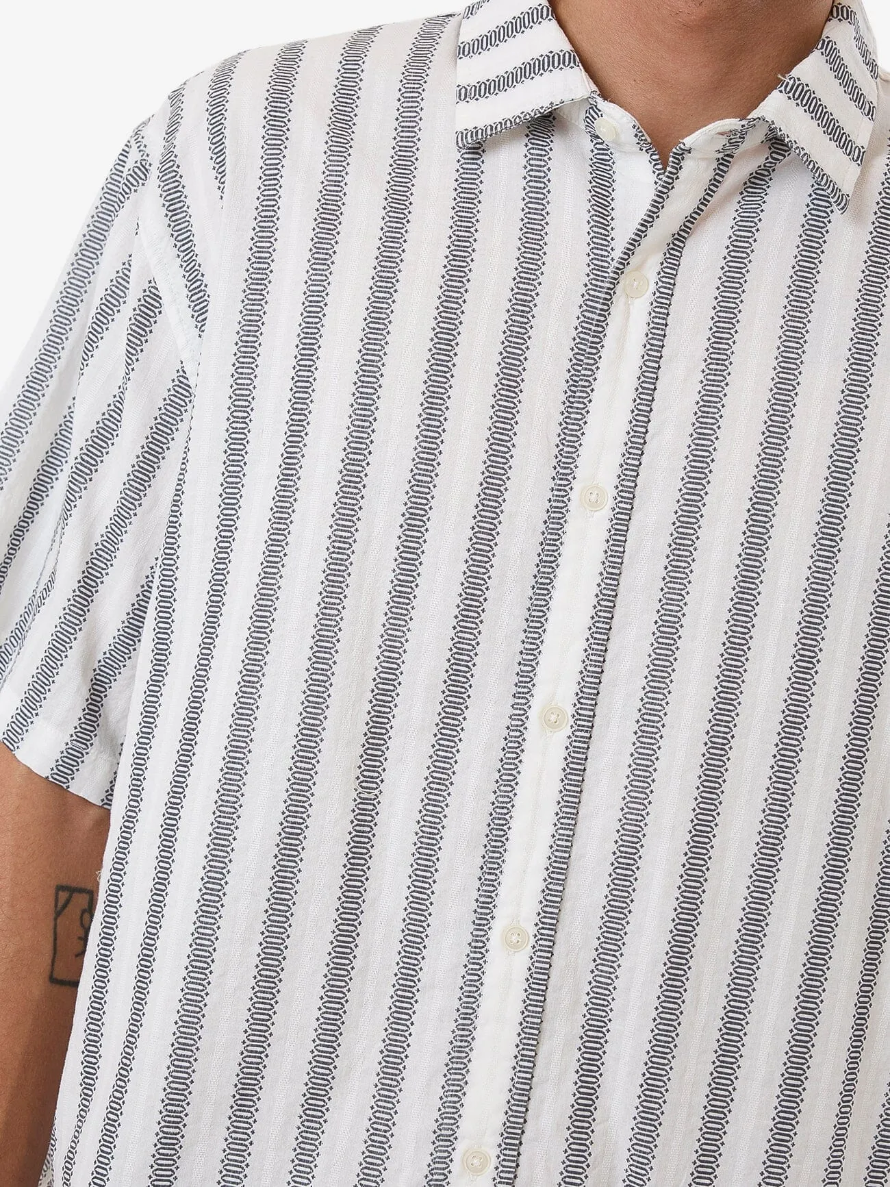 Expansions Short Sleeve Shirt - Dirty White