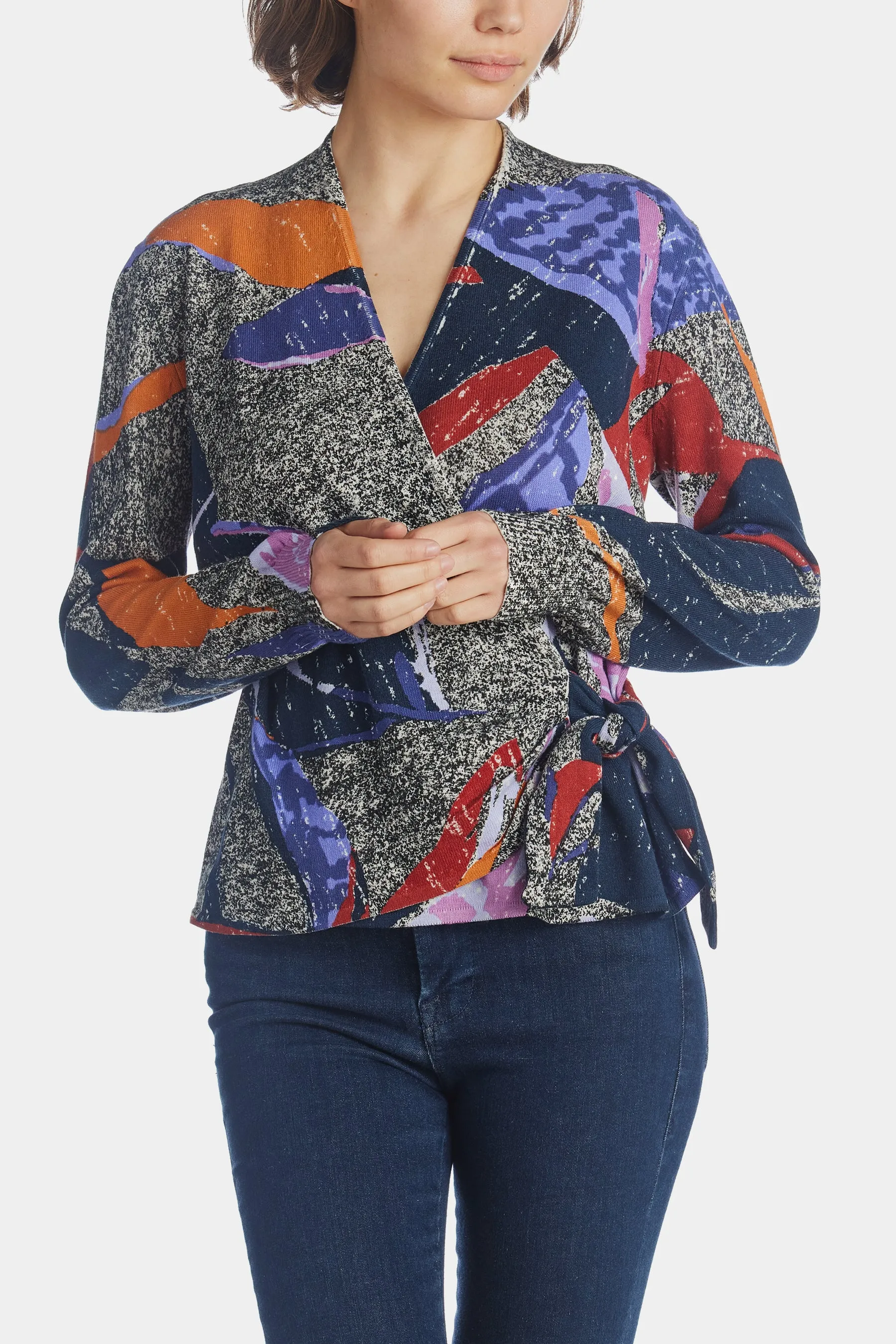 Falling Petals Vital Wrap Sweater