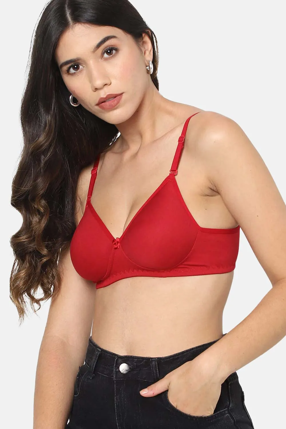 Fashionable Non-Wired Non-Padded Back Closure Intimacy Everyday T-Shirt Bra - ES06