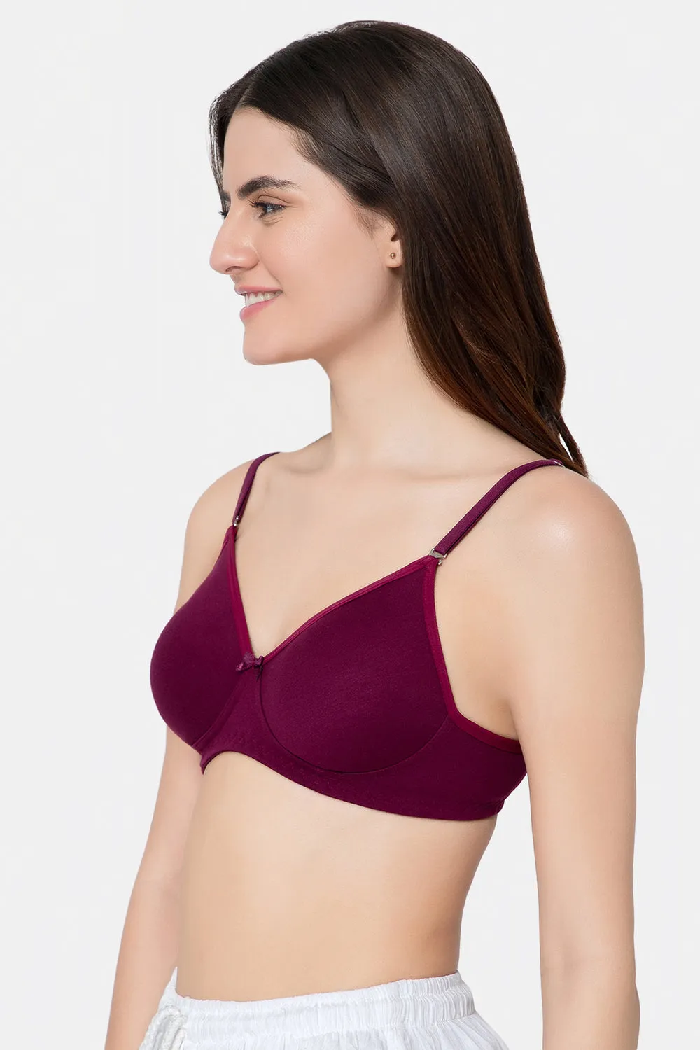 Fashionable Non-Wired Non-Padded Back Closure Intimacy Everyday T-Shirt Bra - ES06