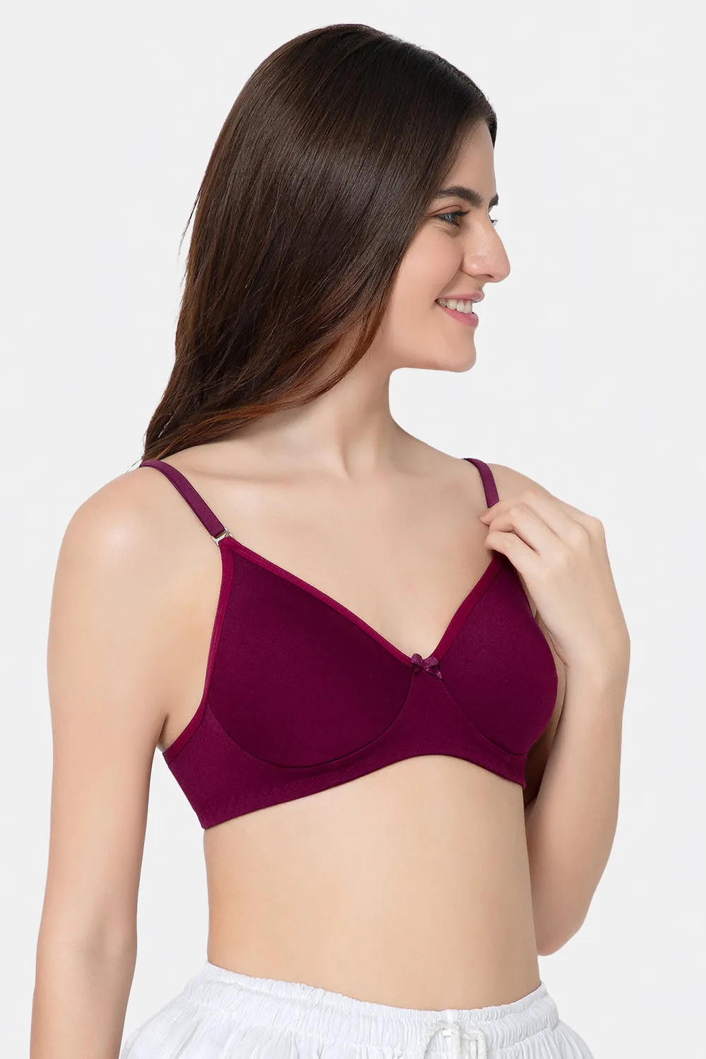 Fashionable Non-Wired Non-Padded Back Closure Intimacy Everyday T-Shirt Bra - ES06