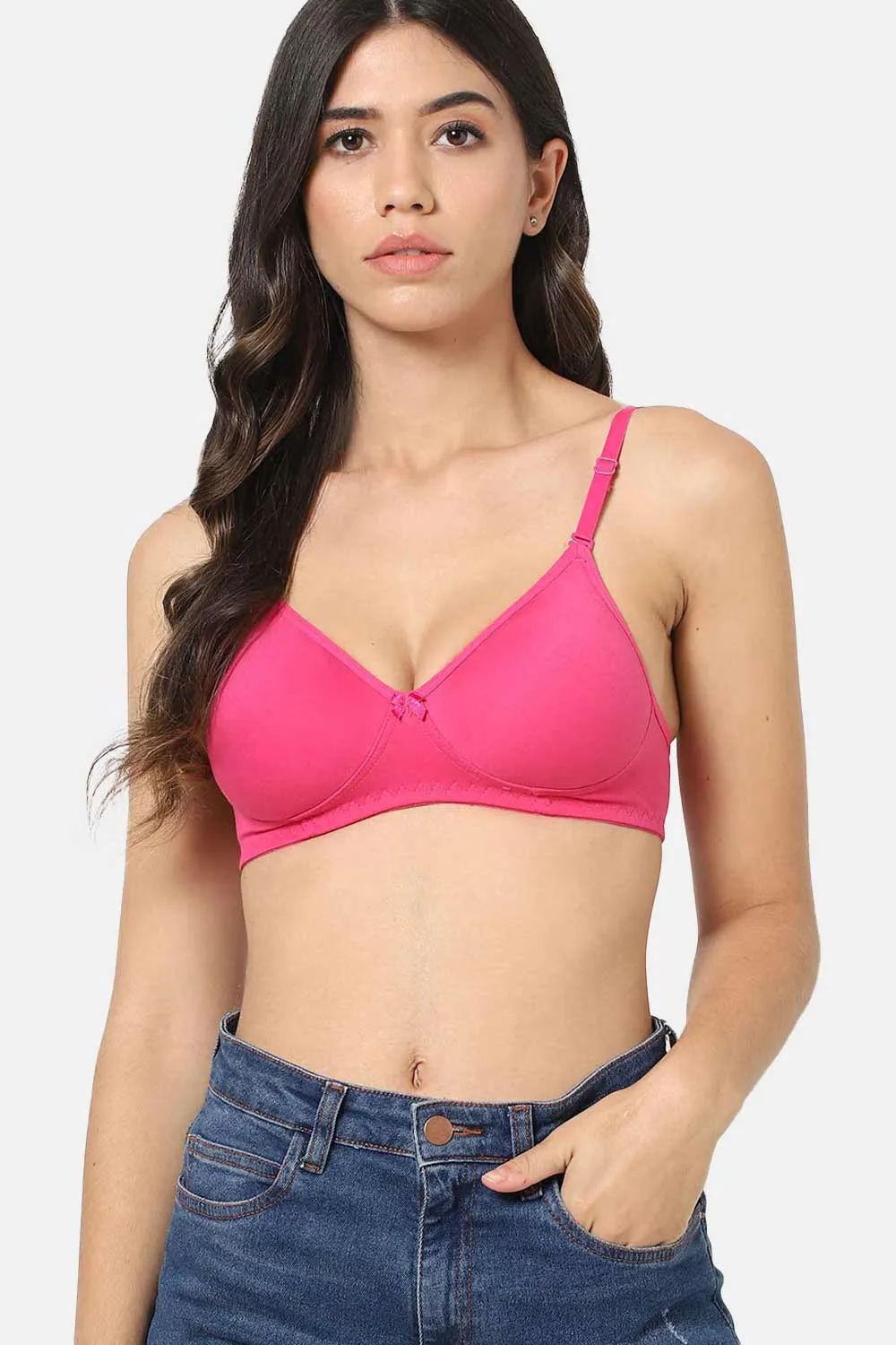 Fashionable Non-Wired Non-Padded Back Closure Intimacy Everyday T-Shirt Bra - ES06