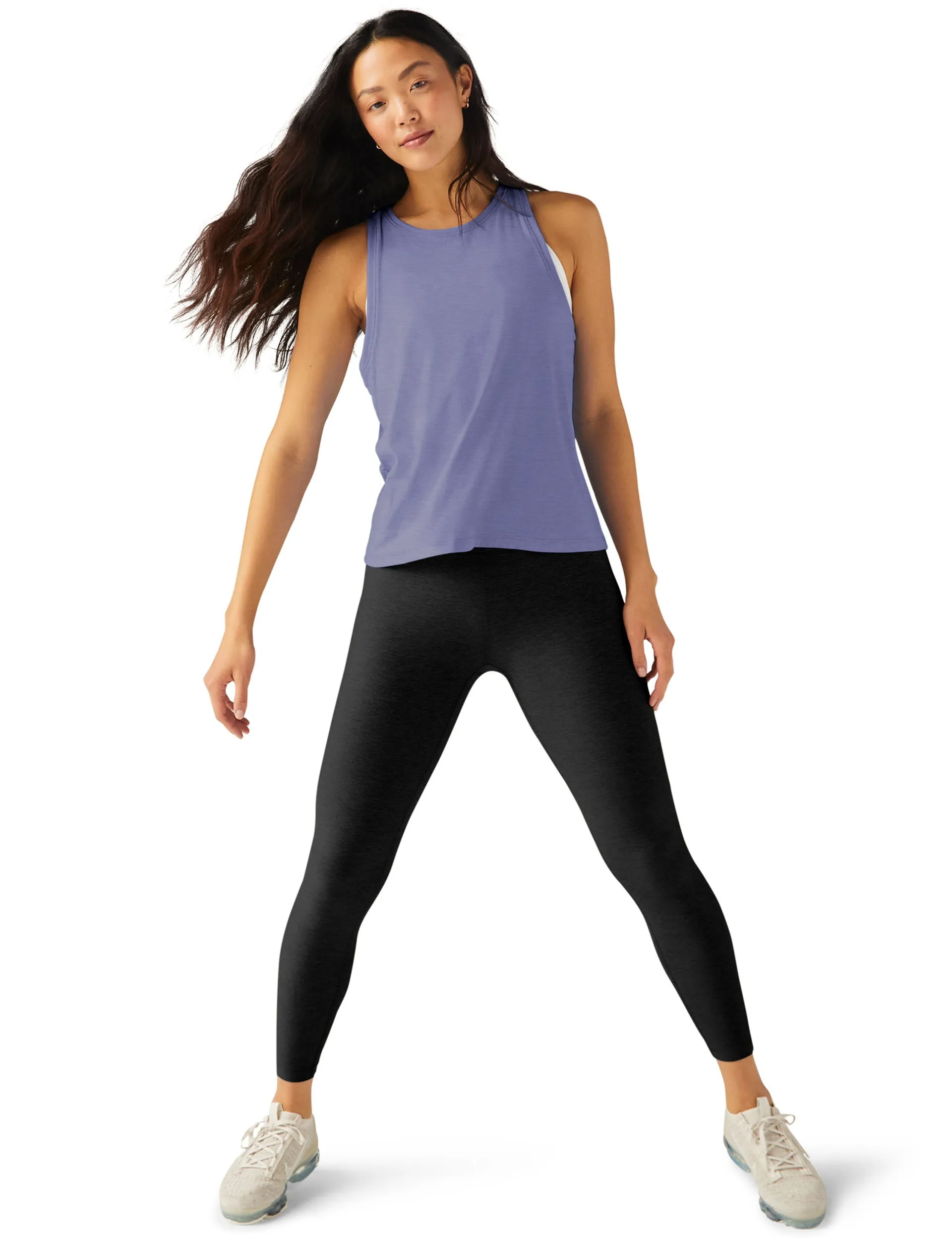 Featherweight Rebalance Tank - Periwinkle Cloud Heather