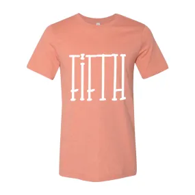 Fifth Grade Tall Letters Tee