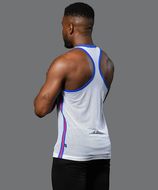 Fit Mesh Square Neck Tank