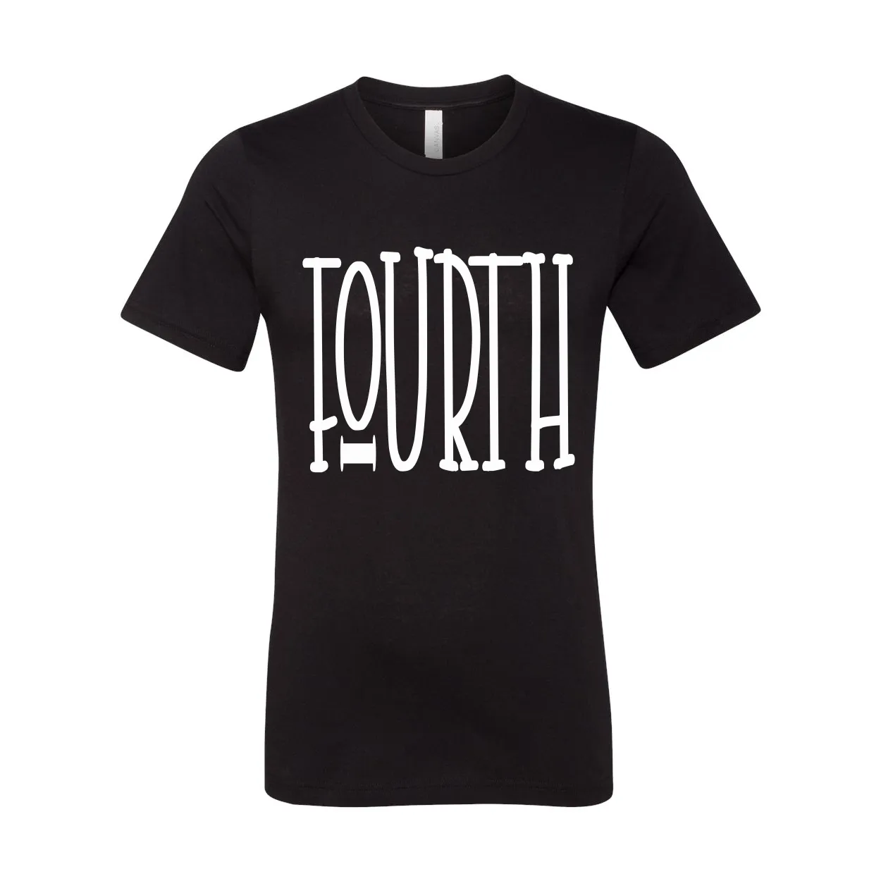 Fourth Grade Tall Letters Tee