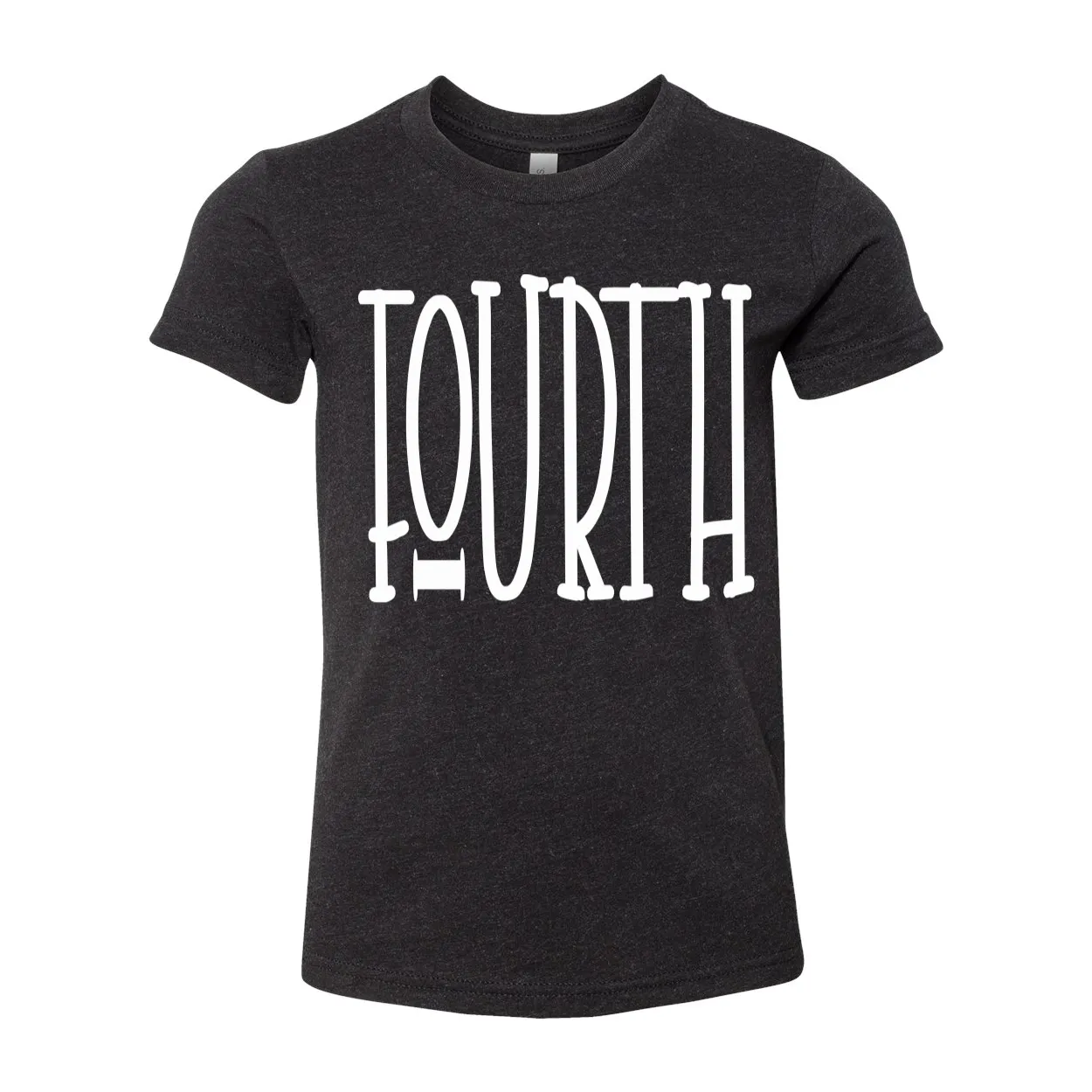 Fourth Grade YOUTH Tall Letters Tee