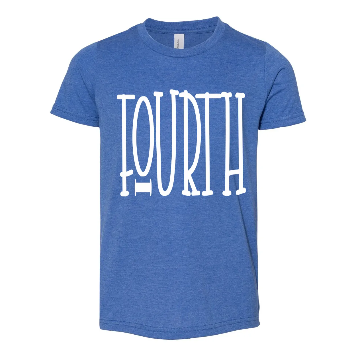 Fourth Grade YOUTH Tall Letters Tee