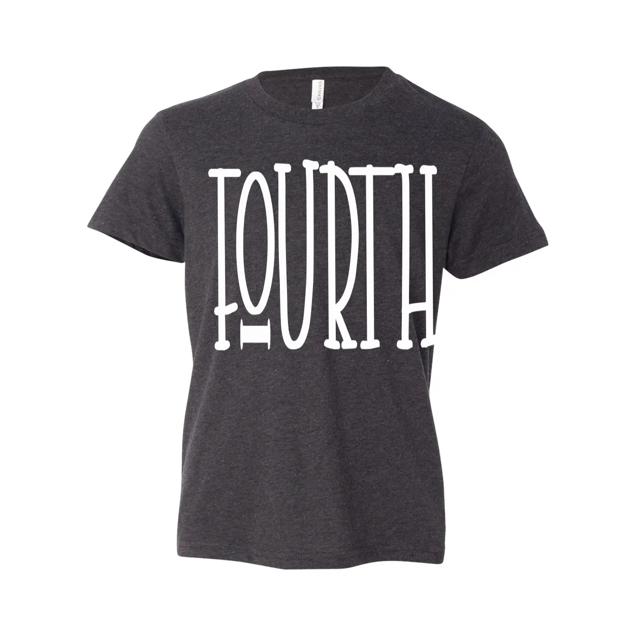 Fourth Grade YOUTH Tall Letters Tee