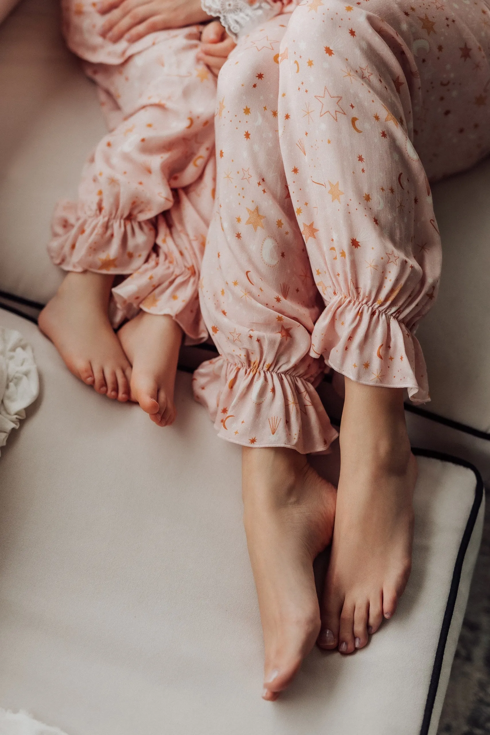 GRACE - WOMEN'S PYJAMA PINK STARS