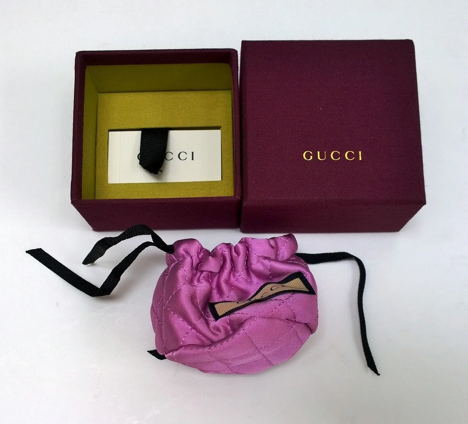 Gucci Bee Enamel and Rhinestone Logo Hair Clip Pin Accessories