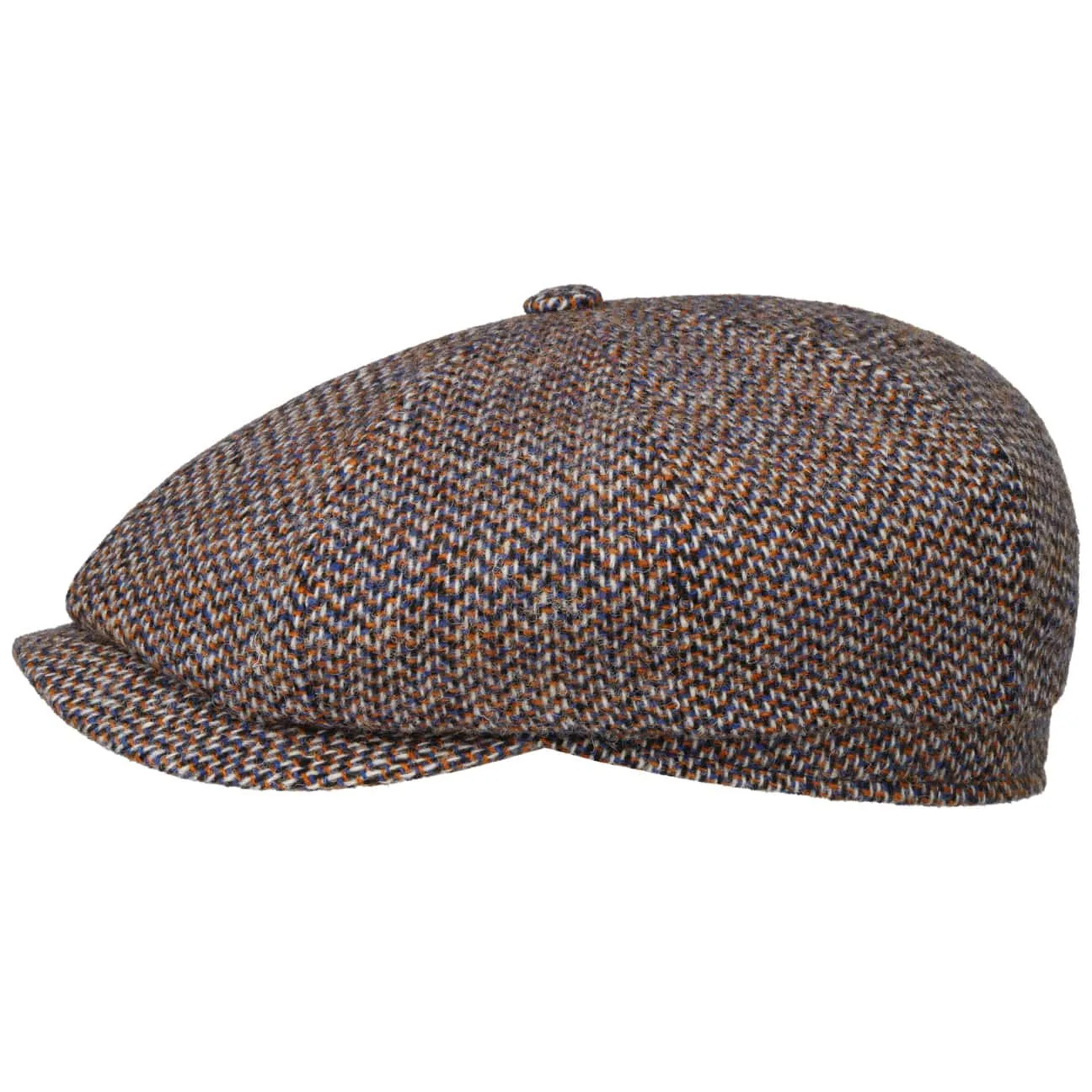 Hatteras Tweed Freestyle Flat Cap by Stetson