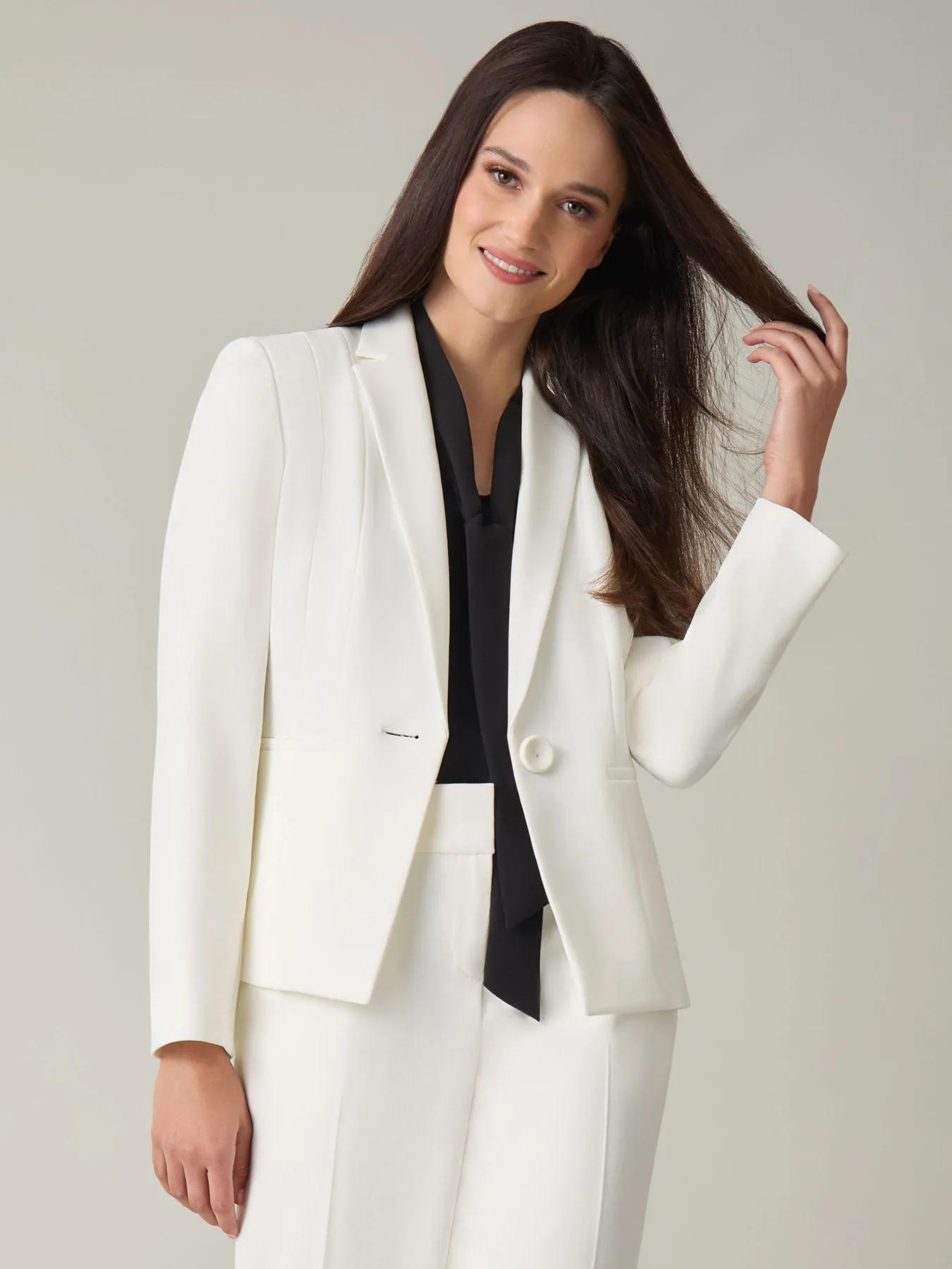 Holly Jacket, Iconic Stretch Crepe