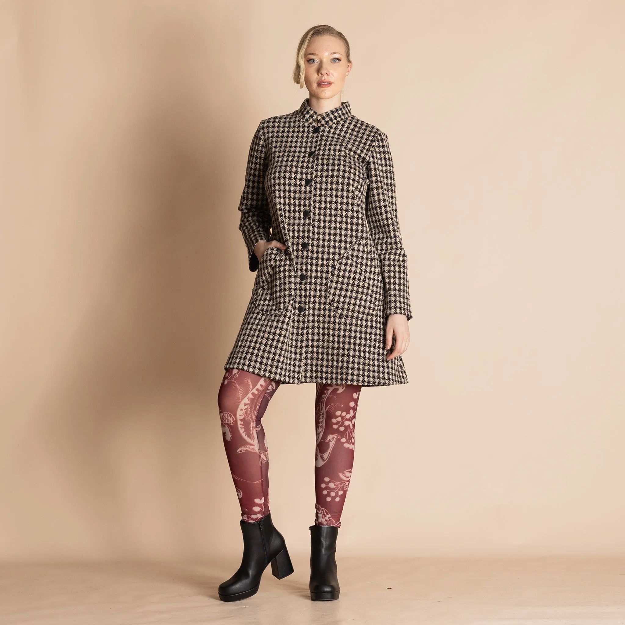 houndstooth merchant coat