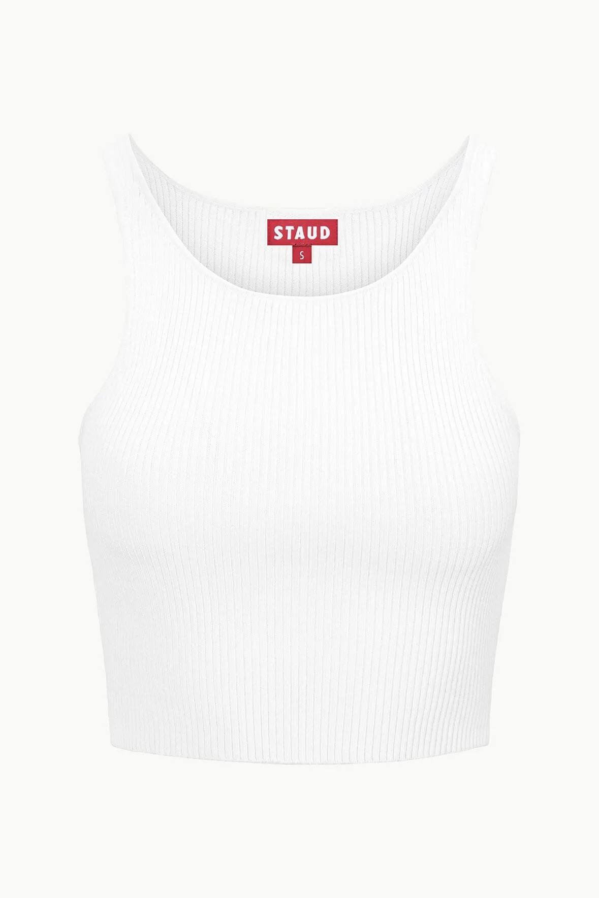 IBISCO CROPPED TANK | WHITE