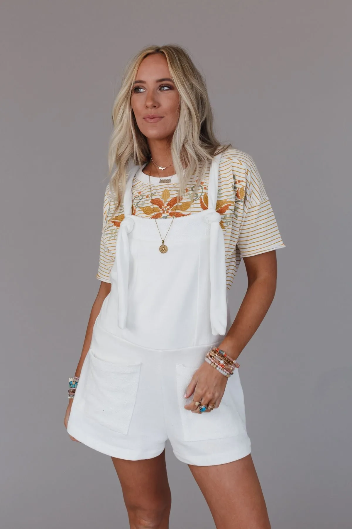 Jodi Romper - Ivory