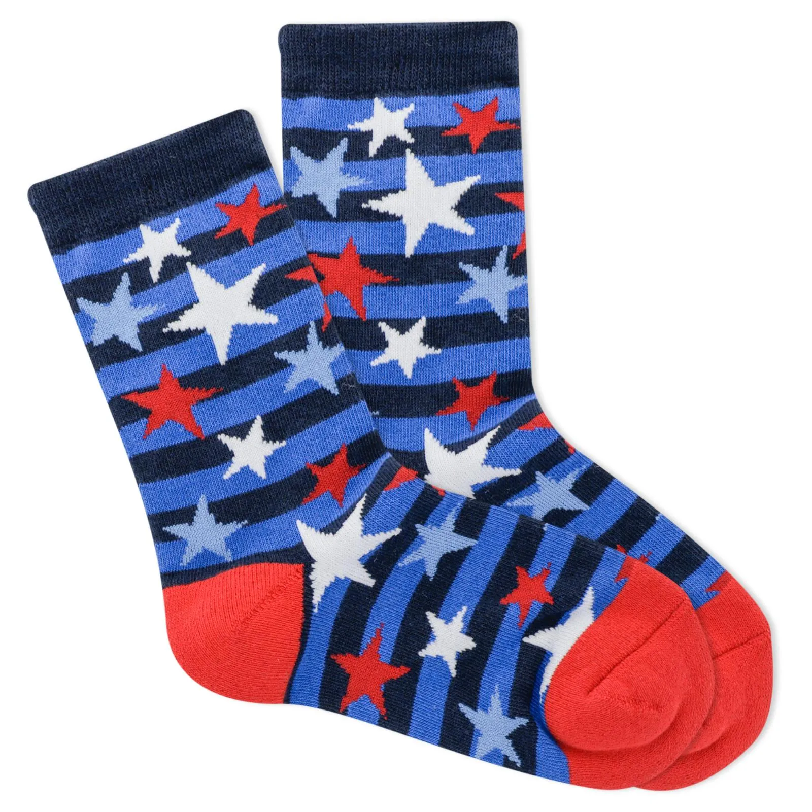 K Bell Made in America Kids Stars and Stripes Socks