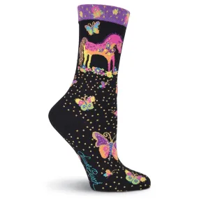 Laurel Burch Mythical Mares Socks