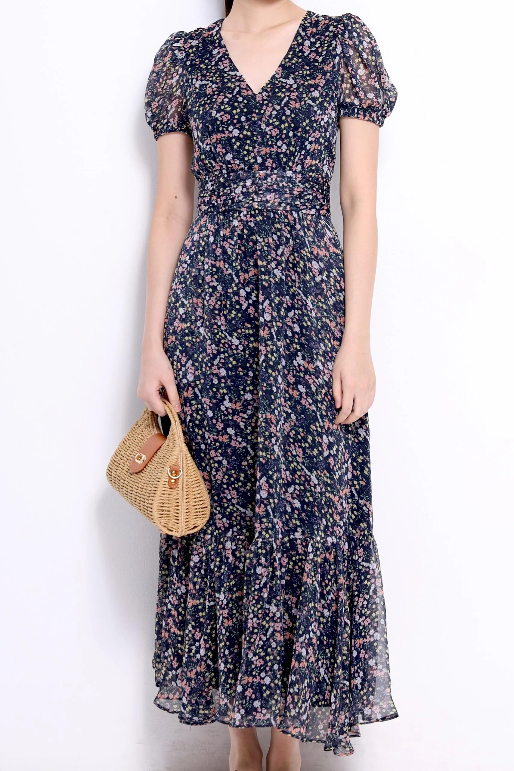 Lily Chiffon Floral Dress