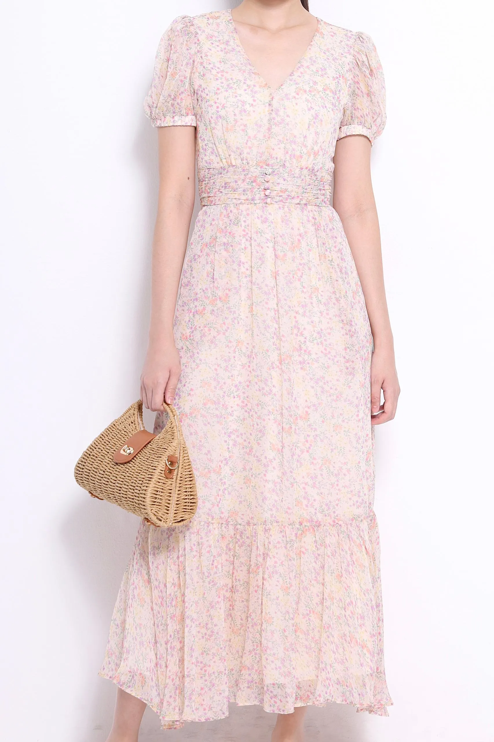 Lily Chiffon Floral Dress