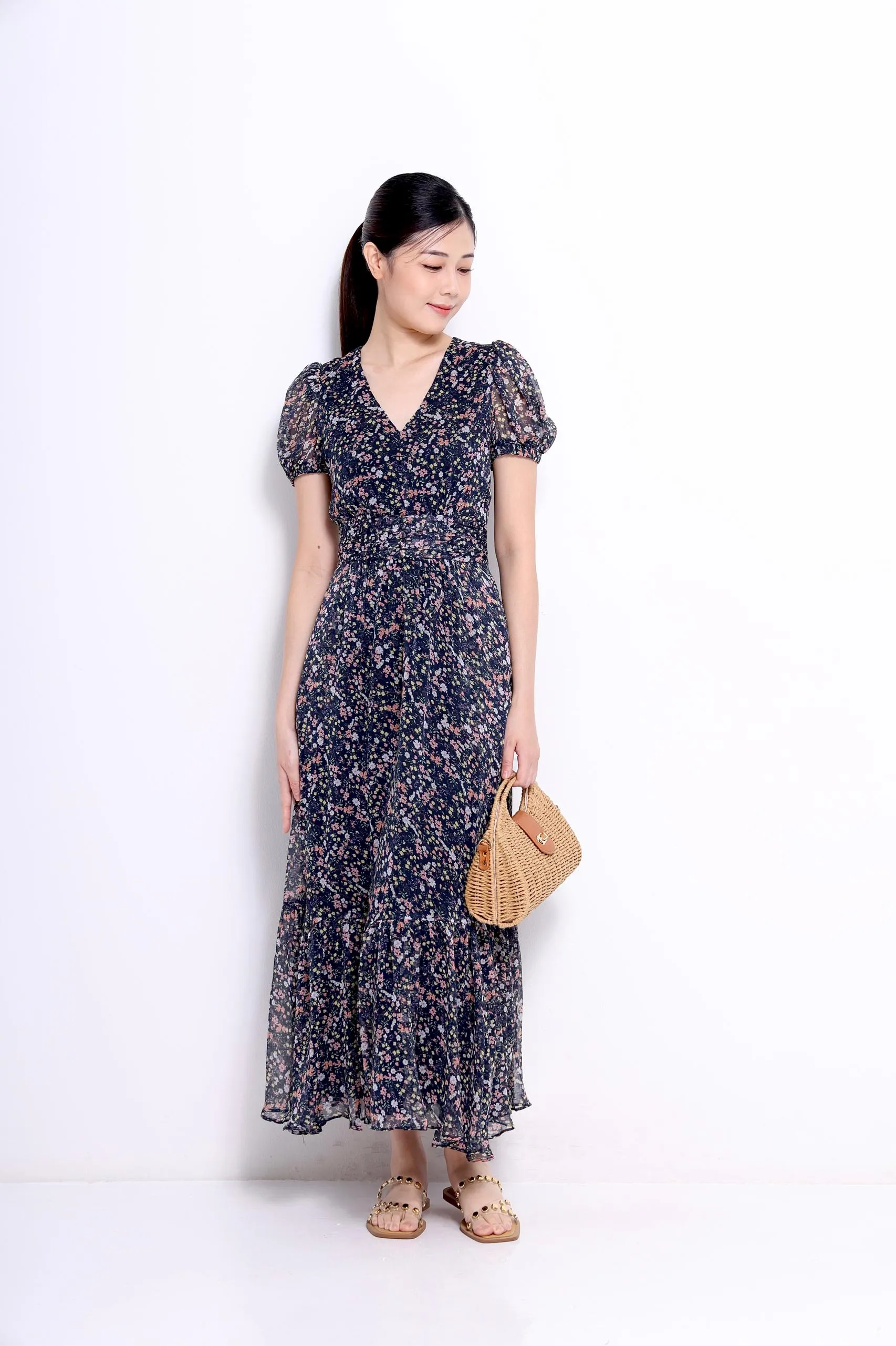 Lily Chiffon Floral Dress