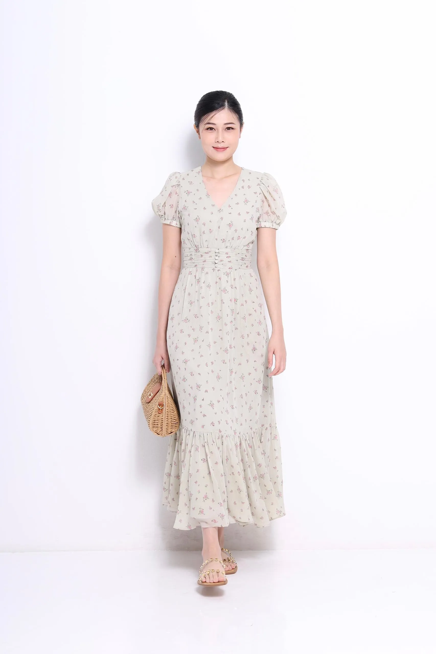 Lily Chiffon Floral Dress