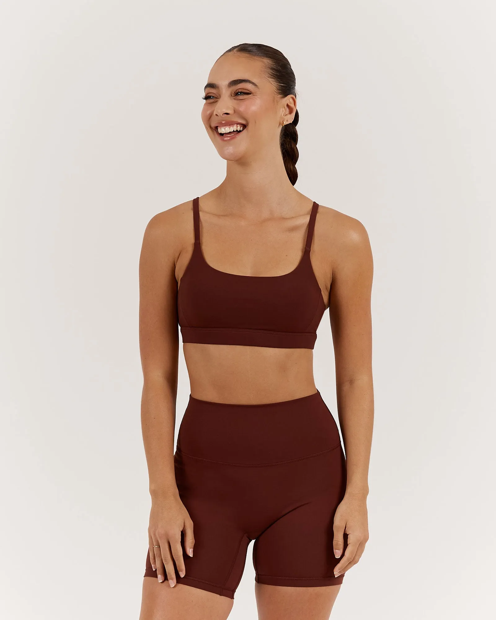 LUXE ASH BRA - CHOCOLATE