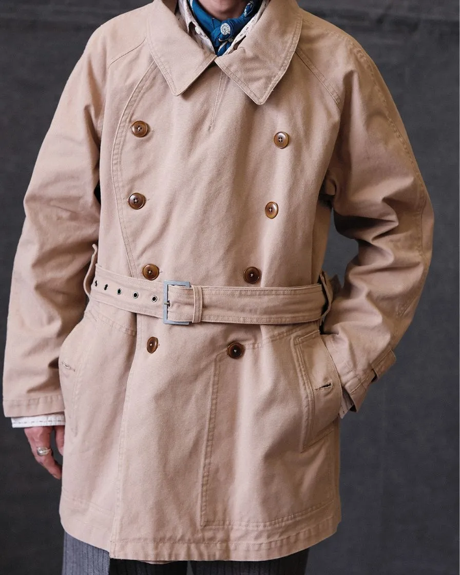 M38 Double Breasted Biker Overcoat