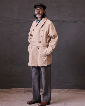 M38 Double Breasted Biker Overcoat