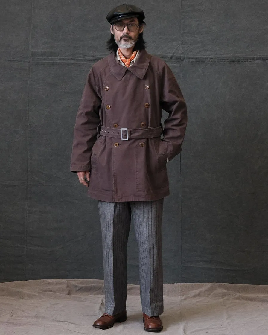 M38 Double Breasted Biker Overcoat