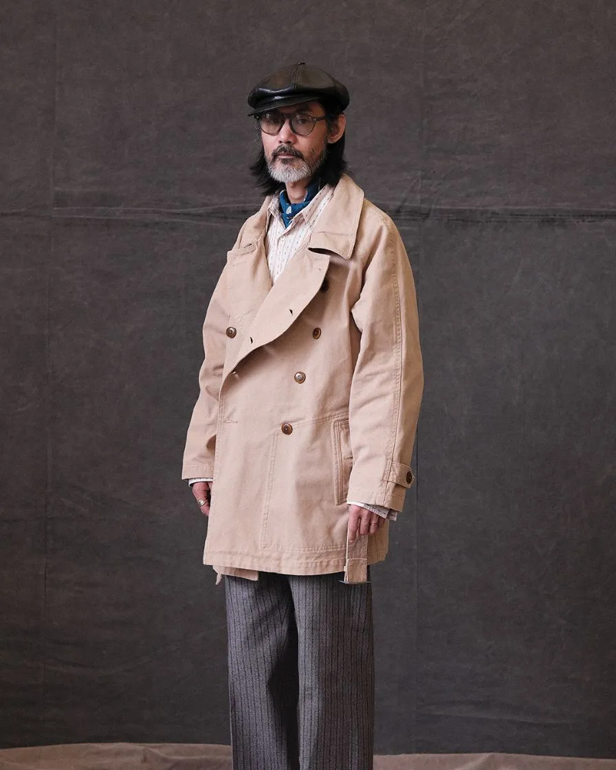 M38 Double Breasted Biker Overcoat