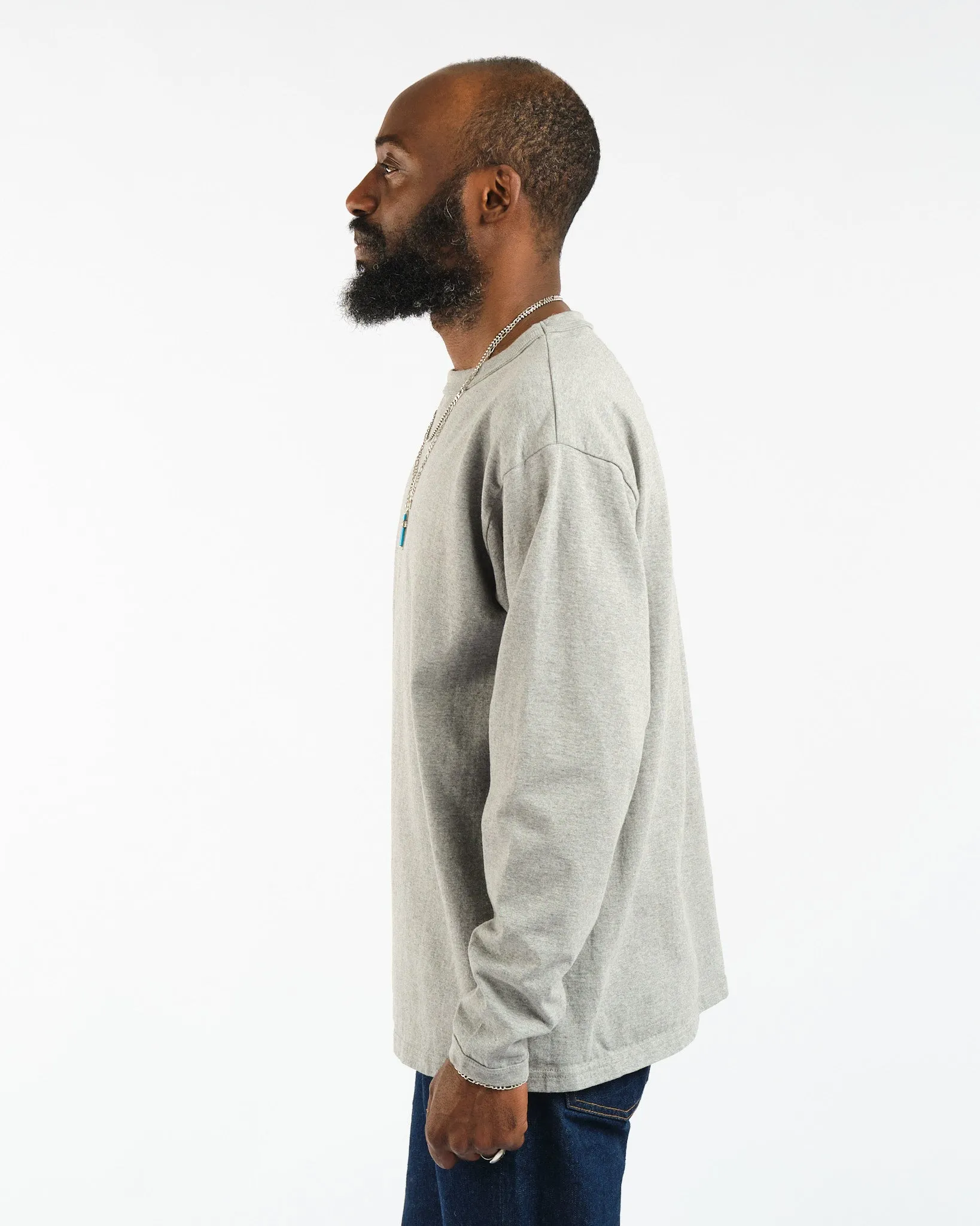 Makaha LS T-Shirt Hambledon Grey