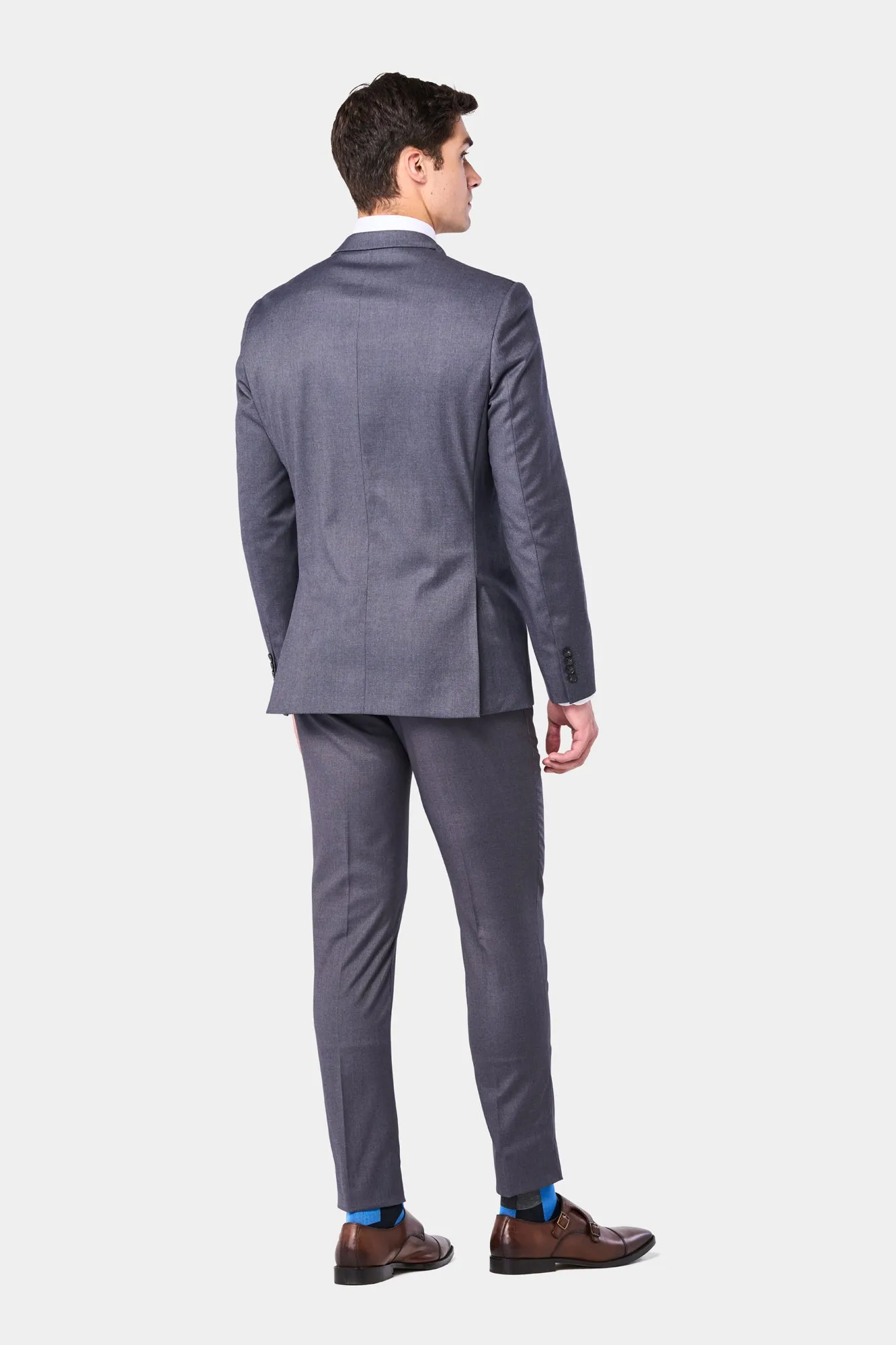 Medium Gray 2 Button Suit