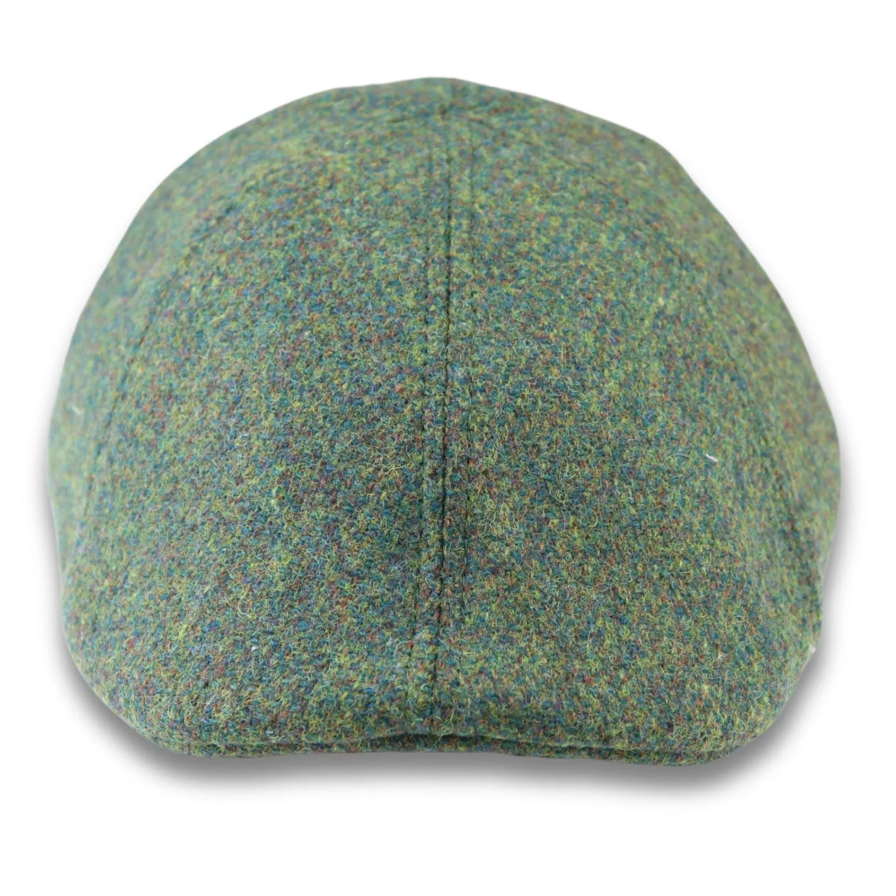 Men's Duckbill Cap Wool Blend Green Plain Solid Gatsby Peaked Ivy 6 Panel Hat