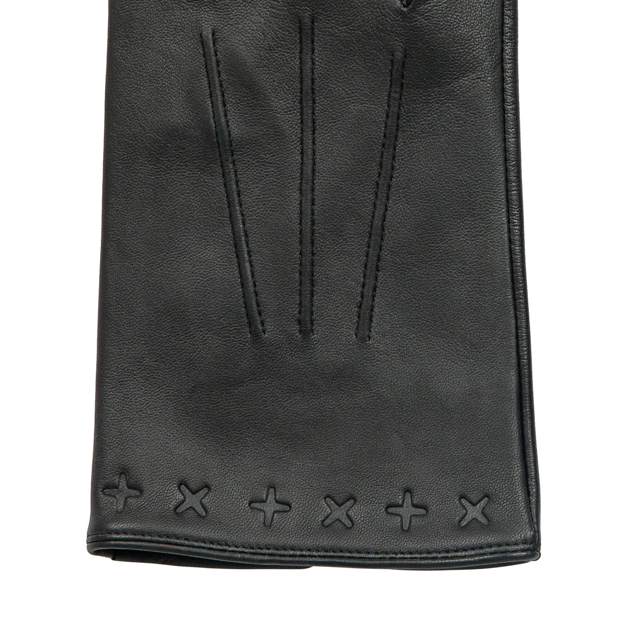 Men's The Suited Racer Touchscreen Three-Point Leather Gloves