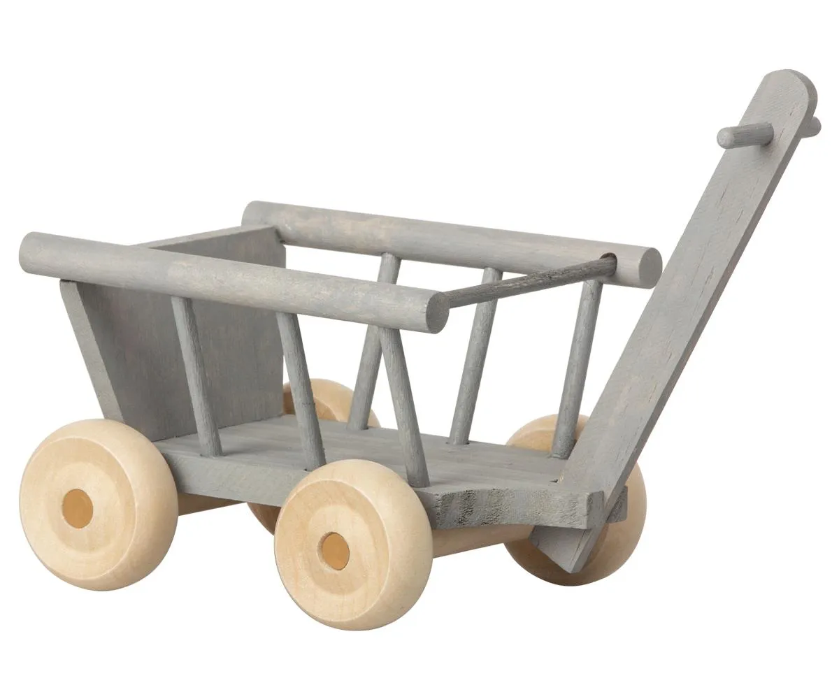 Miniature wagon - light grey