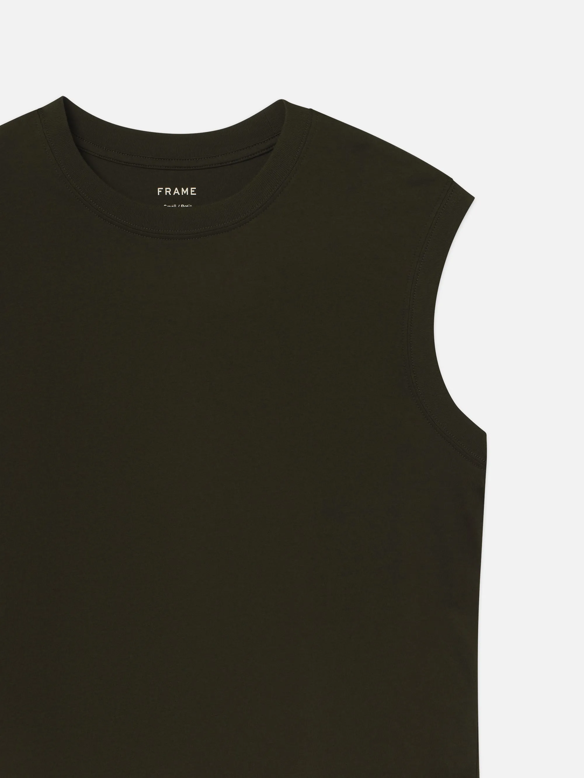 Muscle Crew Tank -- Military