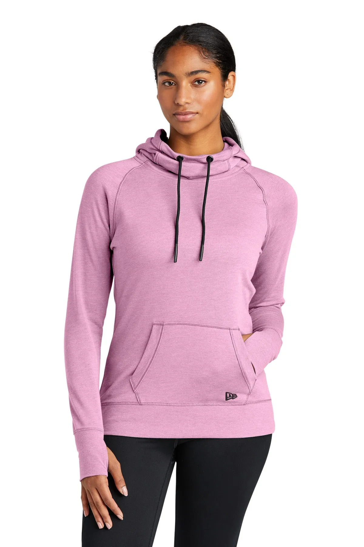 New Era Ladies Tri-Blend Fleece Pullover Hoodie. LNEA510