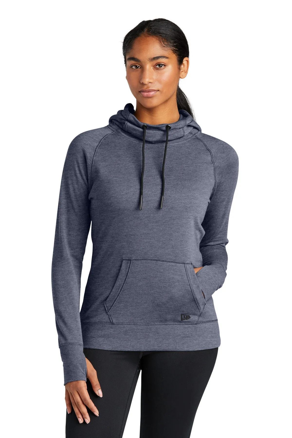 New Era Ladies Tri-Blend Fleece Pullover Hoodie. LNEA510