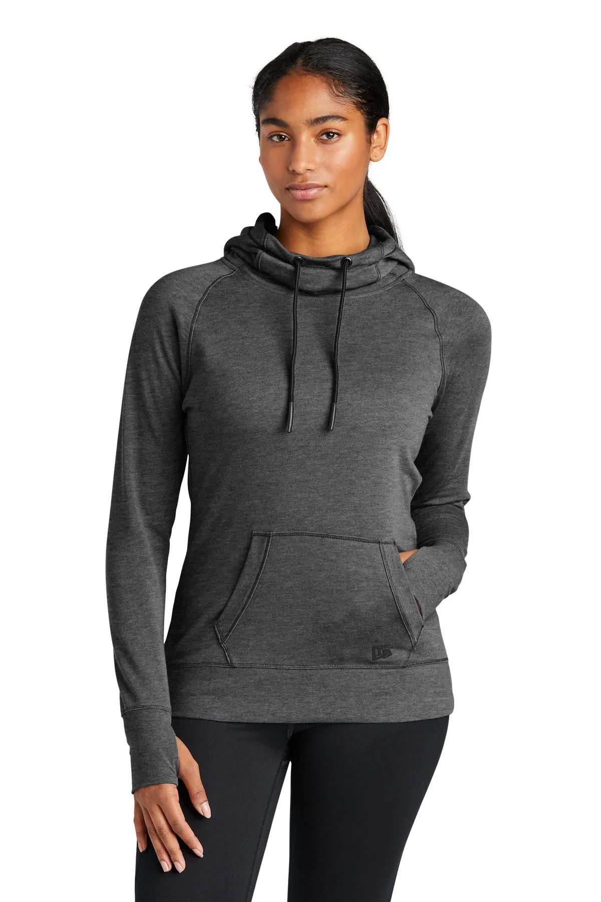 New Era Ladies Tri-Blend Fleece Pullover Hoodie. LNEA510