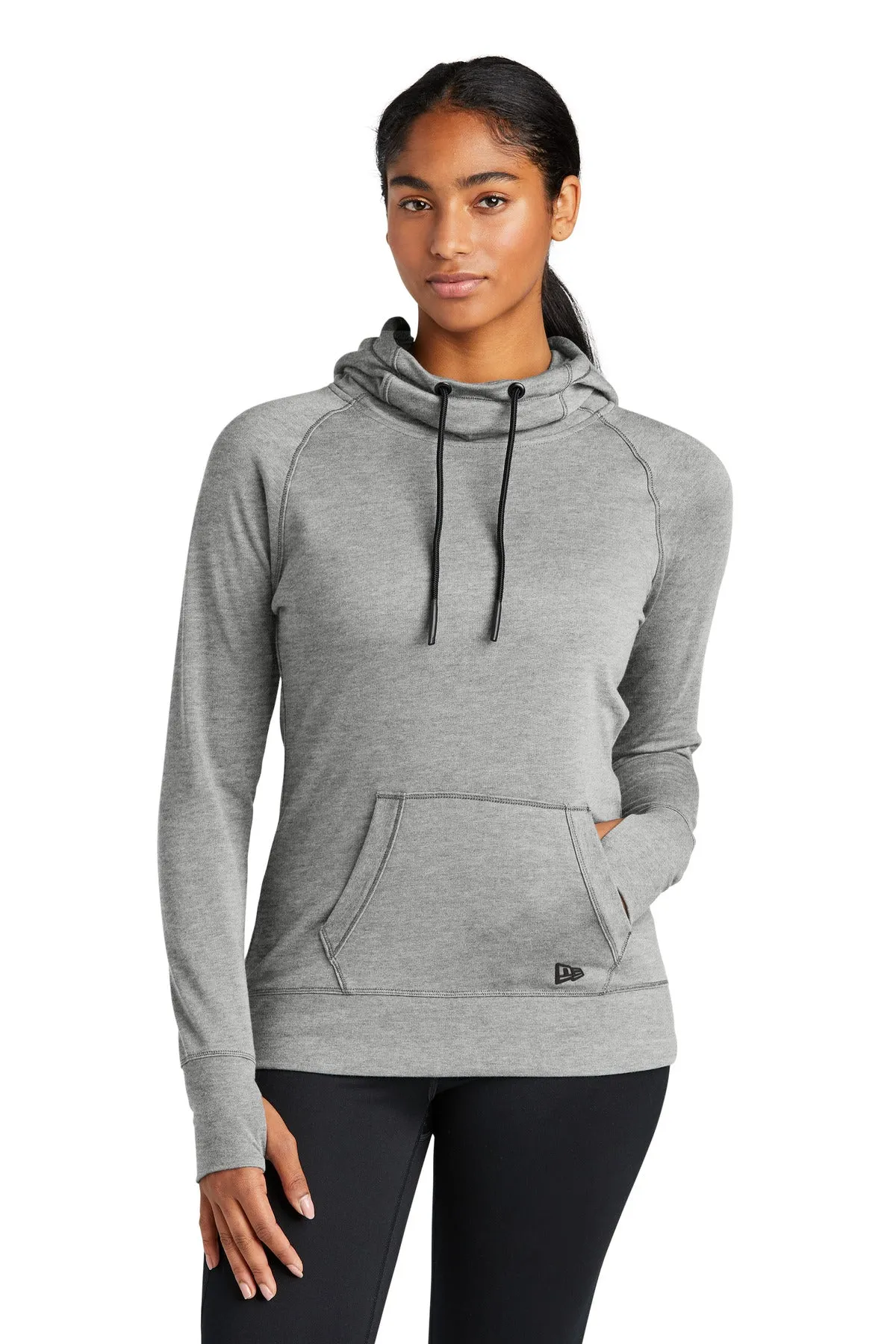 New Era Ladies Tri-Blend Fleece Pullover Hoodie. LNEA510