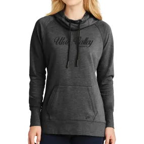 New Era Ladies Tri-Blend Fleece Pullover Hoodie- UV Cursive