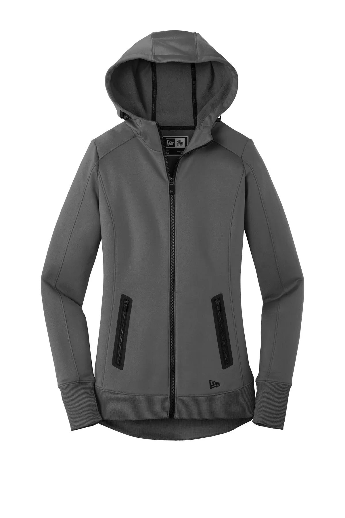 New Era Ladies Venue Fleece Full-Zip Hoodie. LNEA522