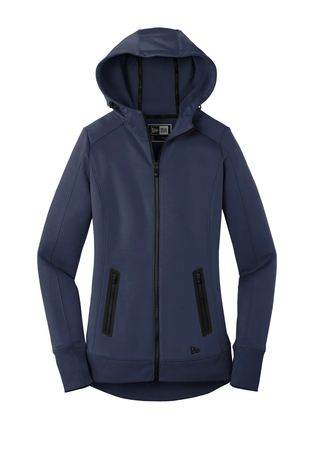 New Era Ladies Venue Fleece Full-Zip Hoodie. LNEA522