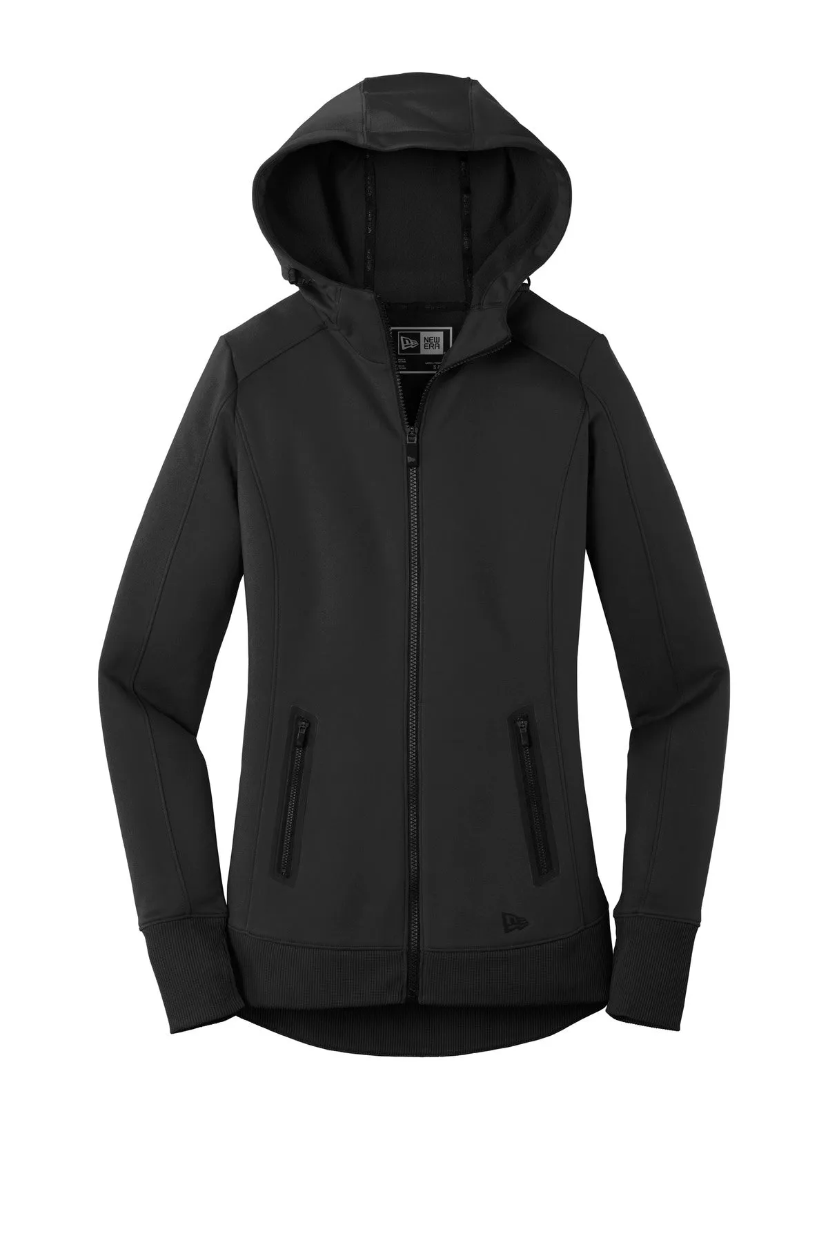 New Era Ladies Venue Fleece Full-Zip Hoodie. LNEA522