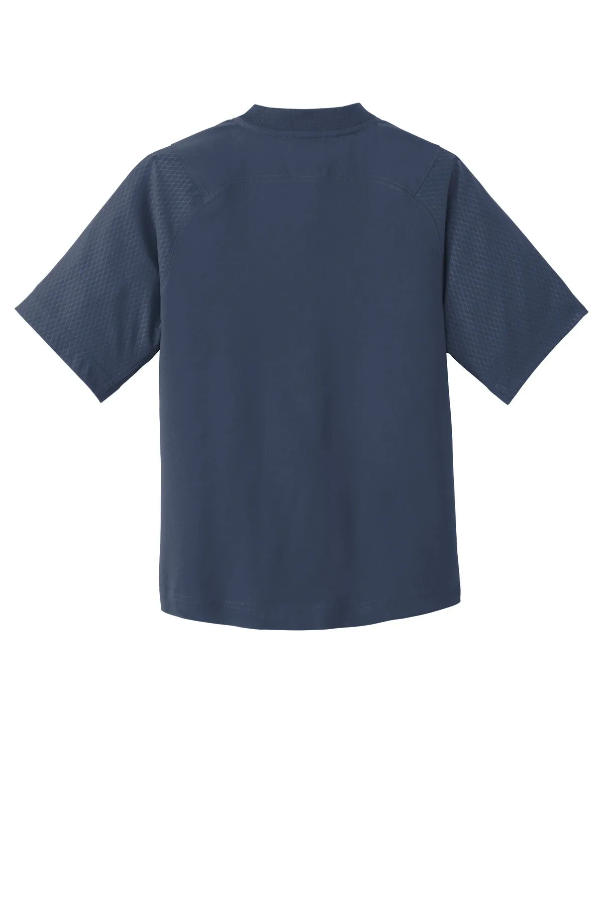 New Era Youth Cage Short Sleeve 1/4-Zip Jacket. YNEA600