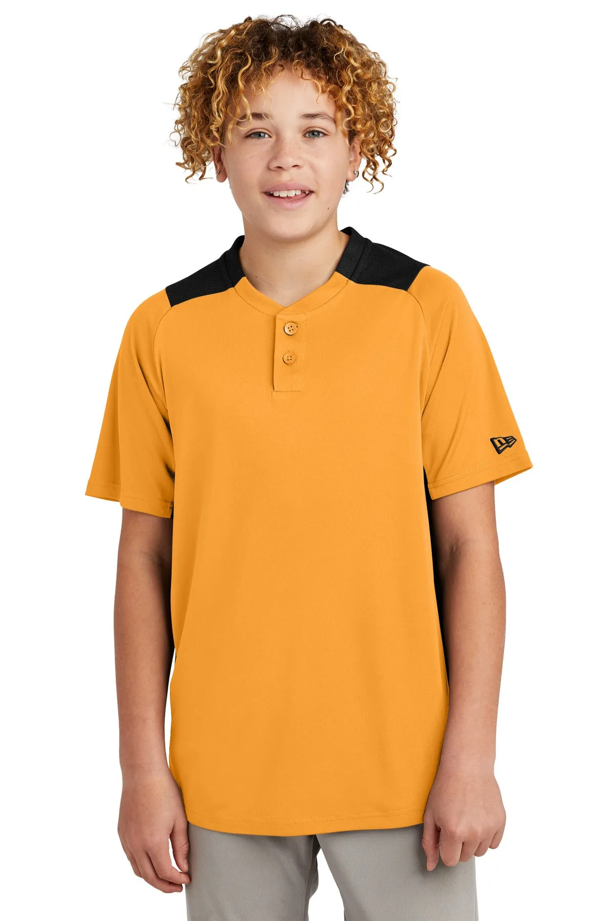 New Era Youth Diamond Era 2-Button Jersey. YNEA221