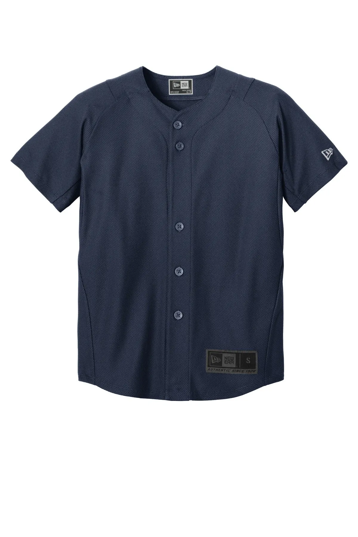 New Era Youth Diamond Era Full-Button Jersey. YNEA220